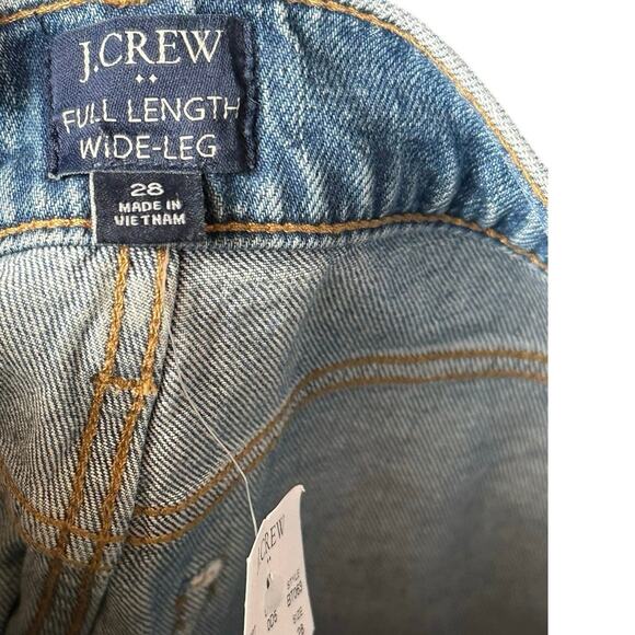 NWT J.CREW Full-Length Wide-Leg Jeans - Women’s Size 28 - Picture 8 of 10